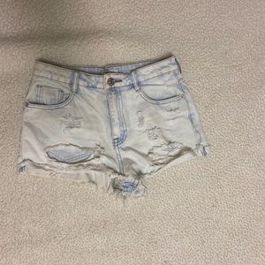 Forever 21 acid wash shorts
